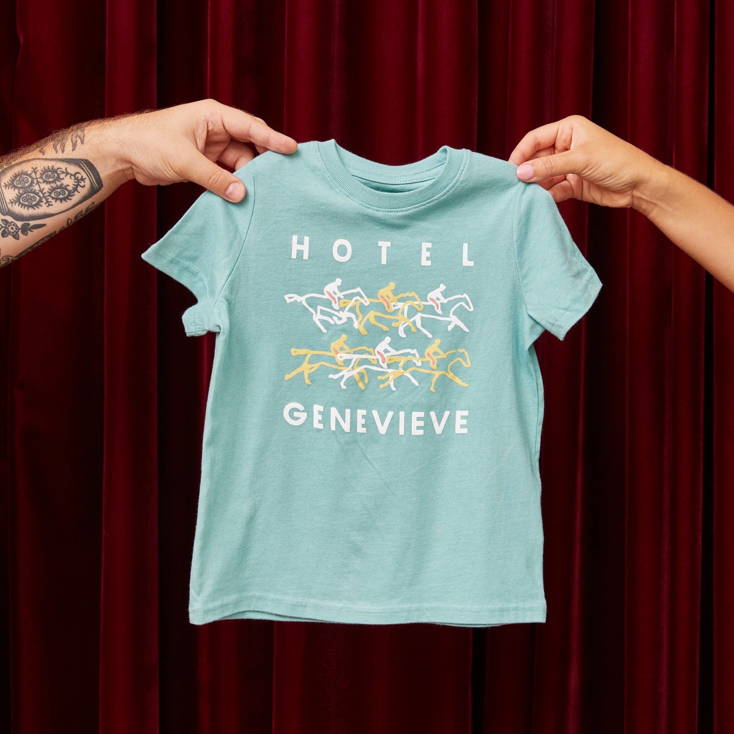 Hotel Genevieve Racehorse Kids Tee