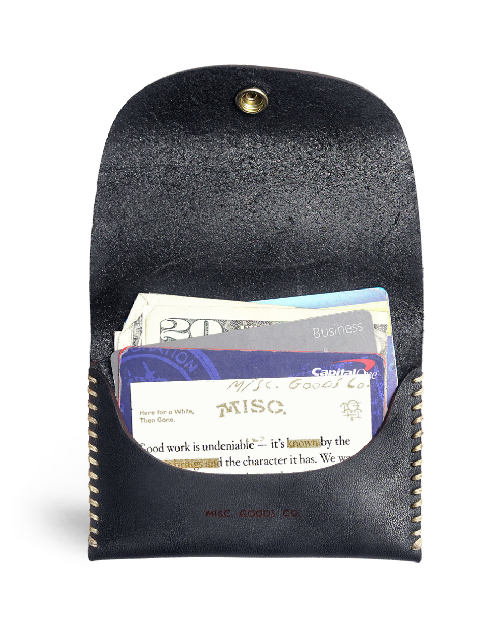 Carbon Snap Wallet x Misc. Goods Co.