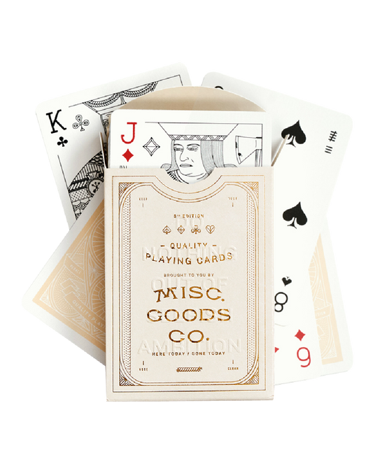 Ivory Playing Cards x Misc. Goods Co.