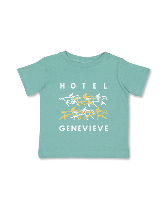 Hotel Genevieve Racehorse Kids Tee